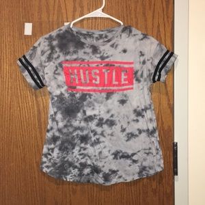 Hustle White Washed T-Shirt
